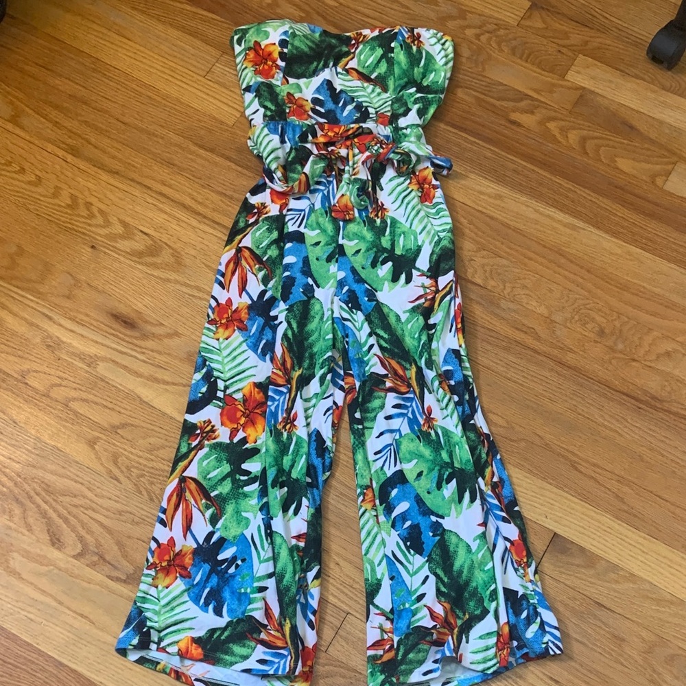 No Boundaries Vibrant Floral Jumpsuit